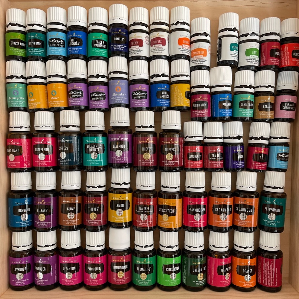 Young Living Essential Oils Collection + Storage Box